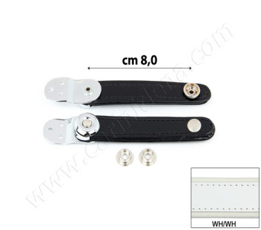 BELLOW STRAPS EXTRA VINYL CM  8 WHITE
