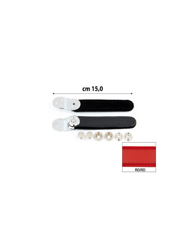 BELLOW STRAPS EXTRA VELVET BNA cm 15 RED