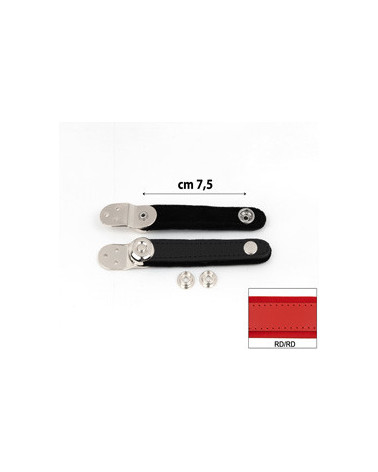 BELLOW STRAPS EXTRA VELVET cm  7.5 RED