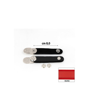 BELLOW STRAPS EXTRA VELVET cm 8 RED