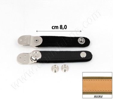 SERRAMANTICI EXTRA CUOIO/VELLUTO cm  8 AVANA