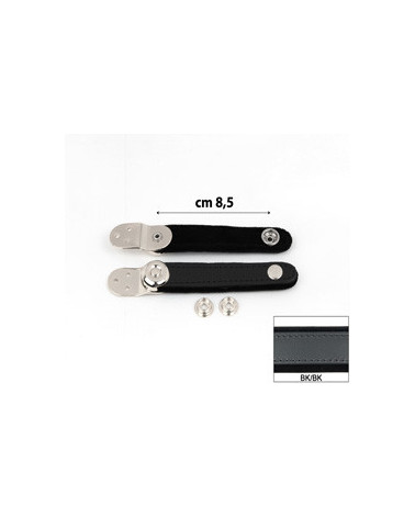 BELLOW STRAPS EXTRA VELVET cm  8.5 BLACK