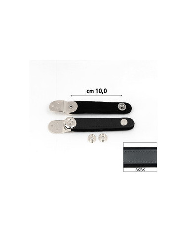 BELLOW STRAPS EXTRA VELVET cm  10 BLACK