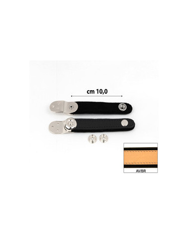 BELLOW STRAPS EXTRA VELVET cm 10 AVANA/BROWN