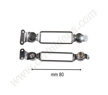 BELLOW STRAPS WITH CHROME WIRE