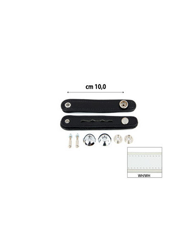 BELLOW STRAPS NORMAL COMPLETE SET CM 10 WHITE