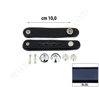BELLOW STRAPS NORMAL COMPLETE SET CM 10 BLUE