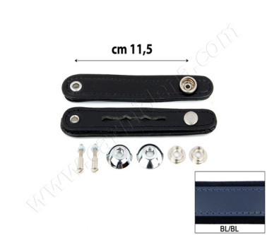 SERRAMANTICI NORM CUOIO/SCAY COMPLETI cm 11.5 BLU