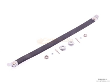 SLAVIC BELLOW STRAPS VINYL cm 33 - BLACK