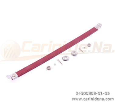 SERRAMANTICI SLAVI CUOIO/SCAY cm 33 CON BORCH. EXTRA - ROSSO