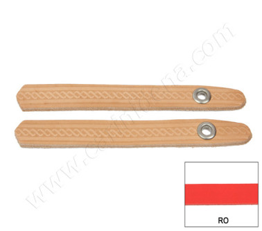 BELLOWS STRAPS EYELET RED