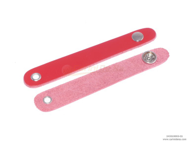 SERRAMANTICI ABR CUOIO SAGOMATO BOTTONI cm 10.0 - ROSSO