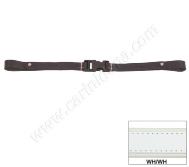 BACK STRAPS IT NORMAL 3/S HOOK PLASTIC WHITE