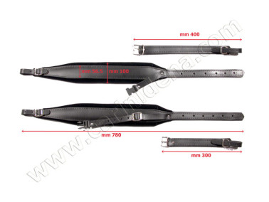 TRACOLLE FISA L10 CUOIO/VELLUTO + STRAP - AVANA