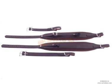 TRACOLLE FISA L 8 CUOIO/VELLUTO + STRAP - MARRONE