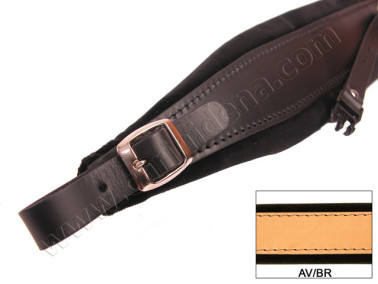 ACCORDION SHOULDER STRAPS L 8 VELVET + BACK STRAP AV/BR