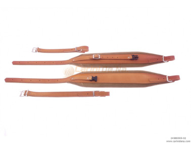 TRACOLLE FISA L 8 CUOIO/VELLUTO + STRAP - AVANA