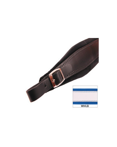 ACCORDION SHOULDER STRAPS L 7 VELVET WHITE/LIGHT BLUE