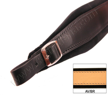 ACCORDION SHOULDER STRAPS L 7 VELVET AVANA/BROWN