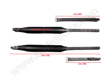 tracolle fisa l 6 cuoiovelluto  nerorosso