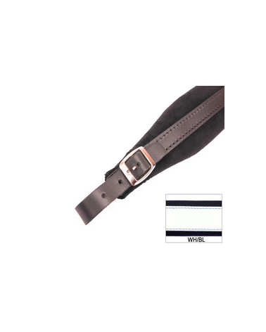 TRACOLLE FISA L 6 CUOIO/VELLUTO - BIANCO/BLU