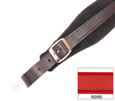 ACCORDION SHOULDER STRAPS L 6 VELVET RED