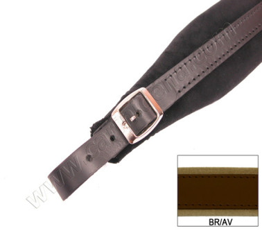 TRACOLLE FISA L 6 CUOIO/VELLUTO - MARRONE/AVANA