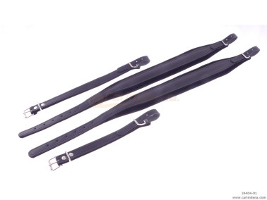 TRACOLLE FISA L 6I CUOIO/VELLUTO 302/AV CUOIO SAGOMATO - NERE