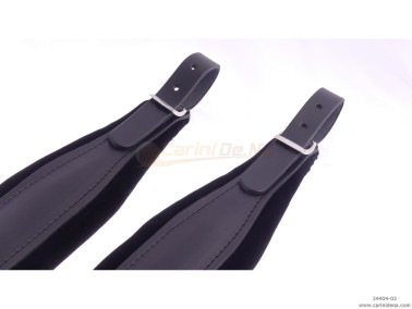 TRACOLLE FISA L 6I CUOIO/VELLUTO 302/AV CUOIO SAGOMATO - NERE