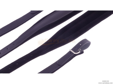 TRACOLLE FISA L 6I CUOIO/VELLUTO 302/AV CUOIO SAGOMATO - NERE