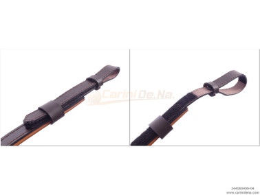 tracolle fisa l 6i cuoiopelle 302ap velcro  cuoio sagomato  marronearancione