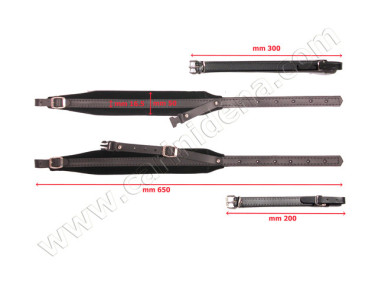 TRACOLLE FISA L 5 CUOIO/VELLUTO + STRAP - AVANA/MARRONE