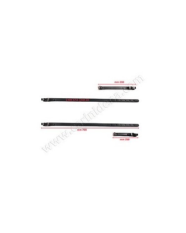 ACCORDION SHOULDER STRAPS MOD.20 STRAIGHT VINYL RED