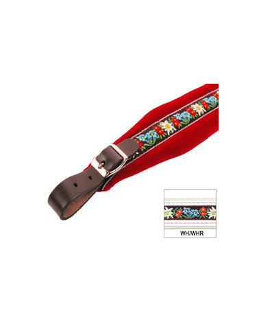 tracolle fisa folk velluto l60 bianco  nastro bianco