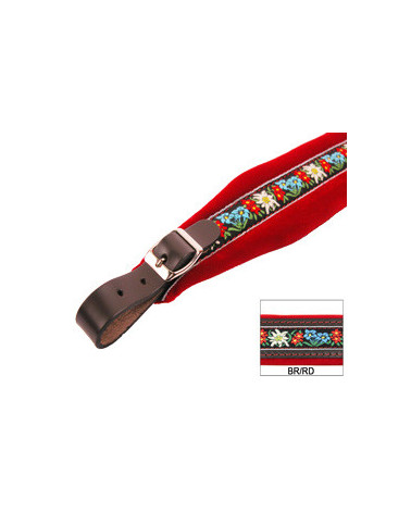 TRACOLLE FISA FOLK VELLUTO L6.0 MARRONE/ROSSO