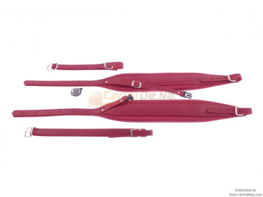 tracolle fisa l 8 cuoiopelle  strap  rosse
