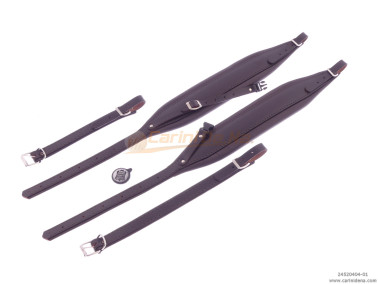 TRACOLLE FISA L 8 CUOIO/PELLE + STRAP - MARRONI