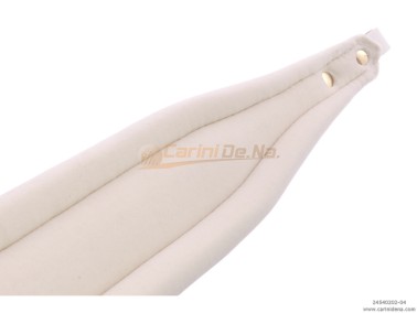 tracolle fisa l 8i cuoiovelluto  strapp gancio plastica 306a  att dorati  bianche