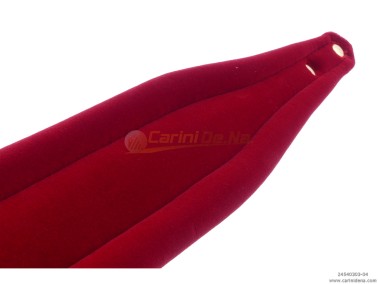 tracolle fisa l 8i cuoiovelluto  strapp gancio plastica 306a  att dorati  rosse
