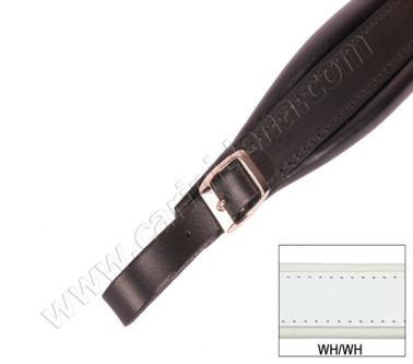 ACCORDION SHOULDER STRAPS 5AL VINYL WHITE