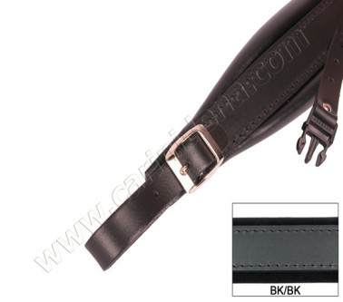 TRACOLLE FISA 5AL CUOIO/SCAY + STRAPPINO - NERO