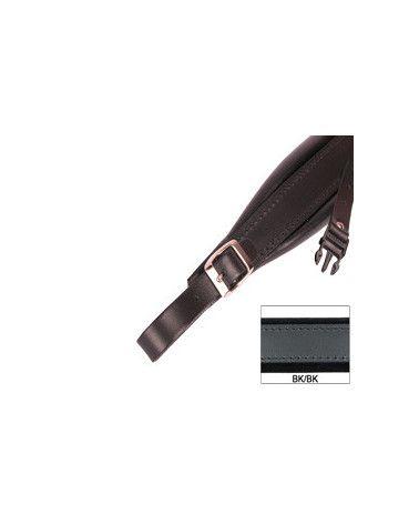 ACCORDION SHOULDER STRAPS 5AL VINYL + BACK STRAP BLACK