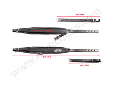 ACCORDION SHOULDER STRAPS 5AL VINYL + BACK STRAP AVANA