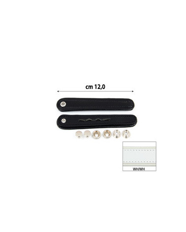 BELLOW STRAPS NORM VINYL WITHOUT ACC BNA cm 12 WHITE