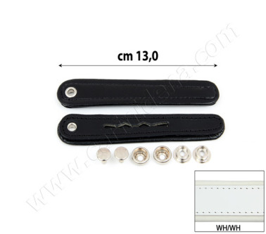 BELLOW STRAPS NORM VINYL WITHOUT ACC BNA cm 13 WHITE