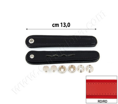 BELLOW STRAPS NORM VINYL WITHOUT ACC BNA cm 13 RED