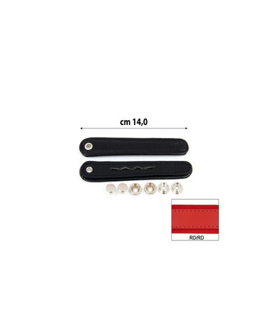 BELLOW STRAPS NORM VINYL WITHOUT ACC BNA cm 14 RED