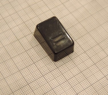 TASTINI REGISTRI PIATTI mm 14 X 25 NERI