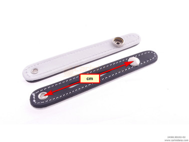 SERRAMANTICI NORM CUOIO/SCAY S/ACC cm  8.5 NERO/BIANCO