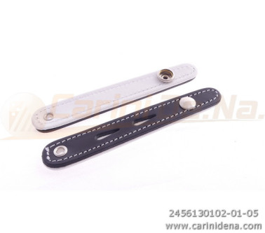 SERRAMANTICI NORM CUOIO/SCAY S/ACC cm  8.5 NERO/BIANCO